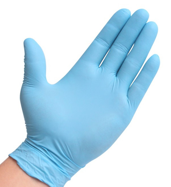 Synguard Nitrile Disposable Gloves Medium Blue Powder Free 100 pc Synguard Nitrile Disposable Gloves Medium Blue Powder Free 100 pc