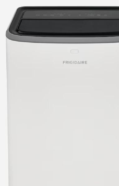 Frigidaire 8000-BTU DOE (115-Volt) White Vented Portable Air Conditioner with Heater and Remote Cools 600-sq ft Frigidaire 8000-BTU DOE (115-Volt) White Vented Portable Air Conditioner with Heater and Remote Cools 600-sq ft