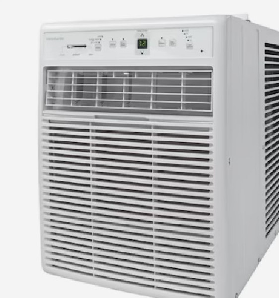 Frigidaire 8,000 BTU Window Air Conditioner – 350 sq ft Coverage, Remote Control, Sleep Mode, Timer, Auto-Restart, 115-Volt Frigidaire 8,000 BTU Window Air Conditioner – 350 sq ft Coverage, Remote Control, Sleep Mode, Timer, Auto-Restart, 115-Volt