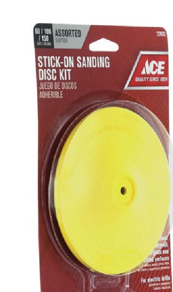 Ace 5 in. D Plastic Backing Pad 1/4 in. 3000 rpm 1 pc
