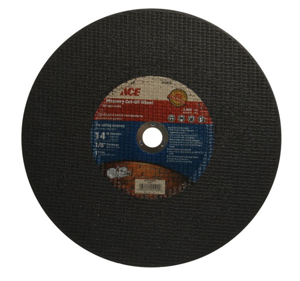 Ace 14 in. D X 1 in. Silicon Carbide Masonry Cut-Off Blade 1 pc