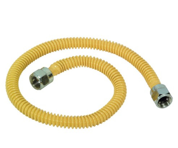 BrassCraft ProCoat 1/4 in. Flare X 3/8 in. D Flare 22 ft. Stainless Steel Gas Connector BrassCraft ProCoat 1/4 in. Flare X 3/8 in. D Flare 22 ft. Stainless Steel Gas Connector