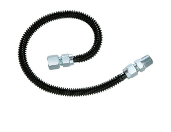 BrassCraft ProCoat 1/2 in. FIP X 1/2 in. D MIP 24 in. Stainless Steel Gas Connector BrassCraft ProCoat 1/2 in. FIP X 1/2 in. D MIP 24 in. Stainless Steel Gas Connector