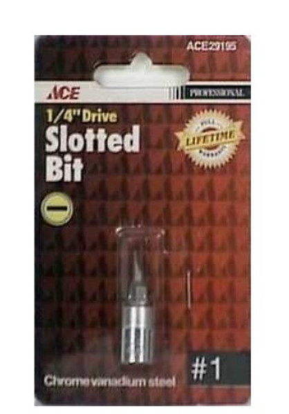 Ace Hardware , 1/4" Dr. Slotted Screwdriver Socket