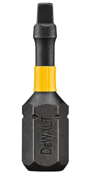 DeWalt Impact Ready Square #1 X 1 in. L Screwdriver Bit 2 pc DeWalt Impact Ready Square #1 X 1 in. L Screwdriver Bit 2 pc