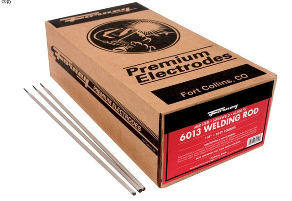 Forney 1/8 in. D X 14 in. L E6013 Mild Steel Welding Rods 62000 psi 50 lb 1 pk Forney 1/8 in. D X 14 in. L E6013 Mild Steel Welding Rods 62000 psi 50 lb 1 pk