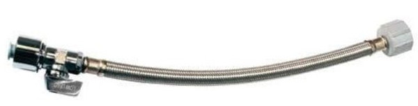 Keeney 1/2 in. FIP in. X 1/4 in. Brass Supply Valve Keeney 1/2 in. FIP in. X 1/4 in. Brass Supply Valve