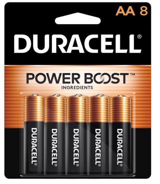 Duracell Coppertop AA Alkaline Batteries 8 pk Duracell Coppertop AA Alkaline Batteries 8 pk