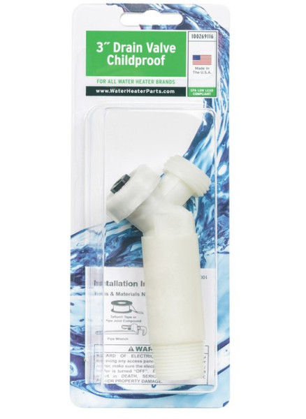 Reliance 3/4 in. X 3/4 in. MHT Plastic Drain Valve Reliance 3/4 in. X 3/4 in. MHT Plastic Drain Valve