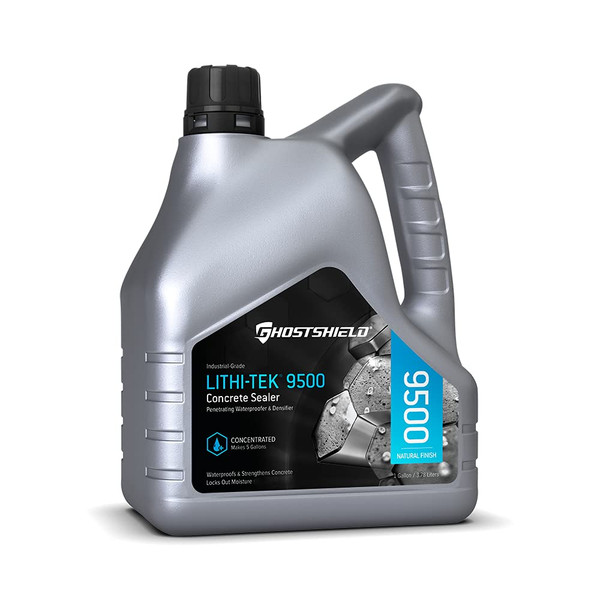 Lithi-Tek 9500 Ultra Concentrate - 1 Gallon (Makes 5 GALLONS) Penetrating Concrete Sealer, Waterproofer Plus Densifier Lithi-Tek 9500 Ultra Concentrate - 1 Gallon (Makes 5 GALLONS) Penetrating Concrete Sealer, Waterproofer Plus Densifier