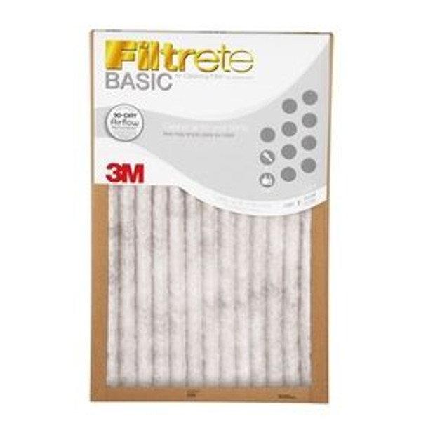 Filtrete Basic Pleated Pleated Air Filter (Common: 14-in x 20-in x 1-in; Actual: 13.7-in x 19.6-in x 1-in) Filtrete Basic Pleated Pleated Air Filter (Common: 14-in x 20-in x 1-in; Actual: 13.7-in x 19.6-in x 1-in)