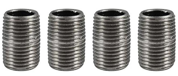 Pipe Decor 3/8 in. FIP x 3/8 in. Dia. x 4 in. L FIP Black Steel Pipe Decor Connector Pipe Decor 3/8 in. FIP x 3/8 in. Dia. x 4 in. L FIP Black Steel Pipe Decor Connector