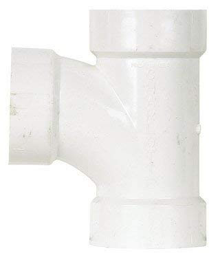 Charlotte Pipe Schedule 40 2 in. Hub x 2 in. Dia. Hub PVC Sanitary Tee