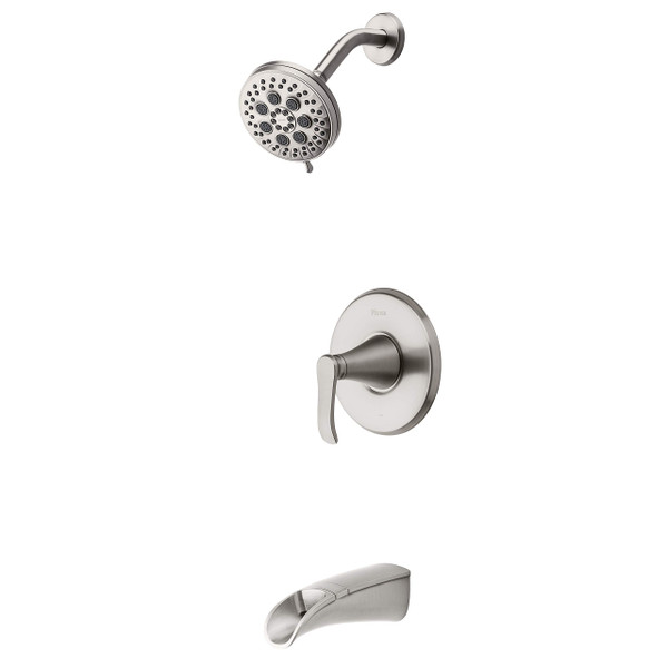 Pfister 8P8-WS2-JDSGS Jaida 1-Handle Tub & Shower Faucet with Adjustable Spray Width In Spot Defense Brushed Nickel Pfister 8P8-WS2-JDSGS Jaida 1-Handle Tub & Shower Faucet with Adjustable Spray Width In Spot Defense Brushed Nickel