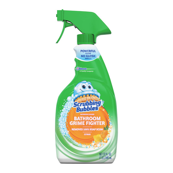 Scrubbing Bubbles® Foaming Disinfectant Bathroom Cleaner, Citrus Scent, 32 Oz. Spray Bottle Scrubbing Bubbles® Foaming Disinfectant Bathroom Cleaner, Citrus Scent, 32 Oz. Spray Bottle