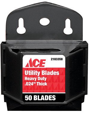 50 Pk Of Standard Utility Blades ACE Specialty Knives and Blades 2198810