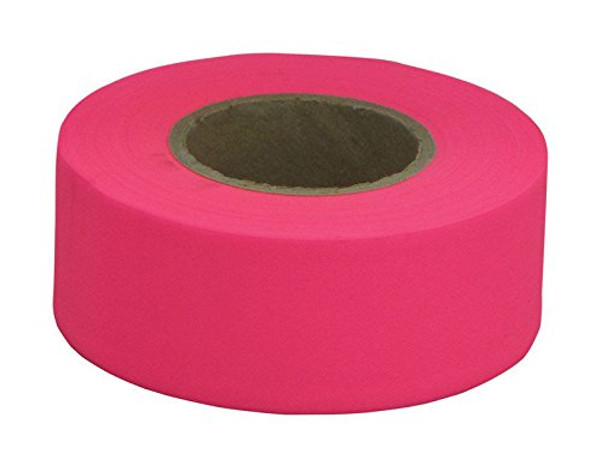 C.H. Hanson 150 ft. L x 1.2 in. W Polyvinyl Flagging Tape Fluorescent Pink