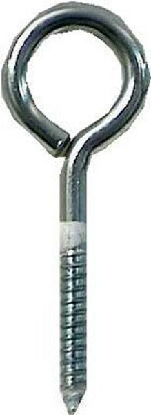 Hampton 7/16 in. x 5 in. L Zinc-Plated Steel Lag Thread Eyebolt Nut Included Hampton 7/16 in. x 5 in. L Zinc-Plated Steel Lag Thread Eyebolt Nut Included