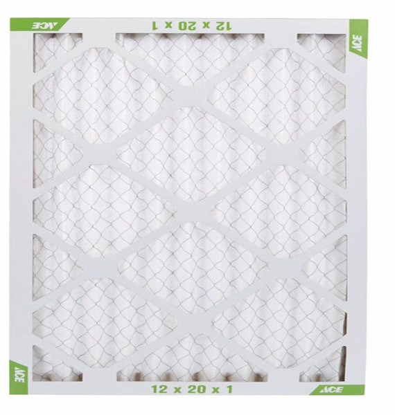 Ace 12 in. W X 20 in. H X 1 in. D Cotton 8 MERV Pleated Air Filter 1 pk