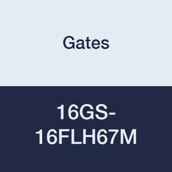 Gates 16GS-16FLH67M GlobalSpiral Couplings, Code 62 O-Ring Flange Heavy, Zinc Plated Carbon Steel, 5.94", 90° Bent Tube, 1" ID