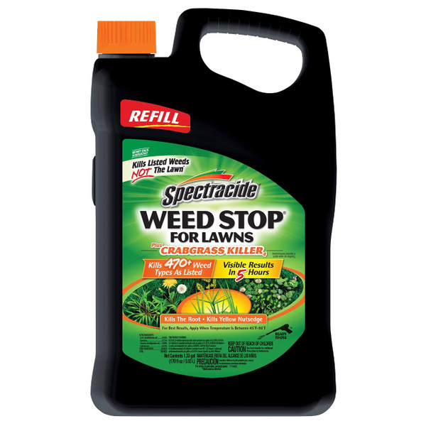 Spectracide 1.33 Gallon Weed Stop For Lawns Plus Crabgrass Killer AccuShot Refill