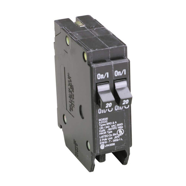 Eaton Type BR 20-Amp Tandem Circuit Breaker Eaton Type BR 20-Amp Tandem Circuit Breaker