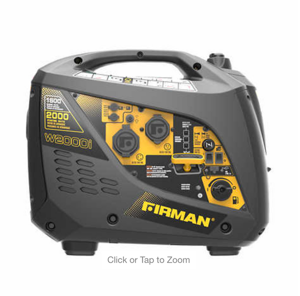 Firman 1600W Running / 2000W Peak Gasoline Powered Inverter Generator Firman 1600W Running / 2000W Peak Gasoline Powered Inverter Generator