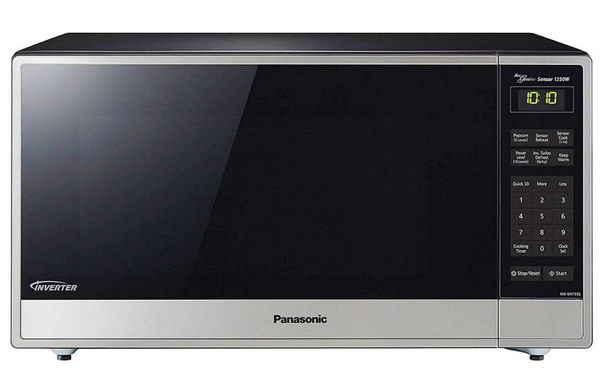 Panasonic 1.6-Cu.-Ft. 1,250W Microwave with Genius Inverter Technology - Stainless Steel/Black