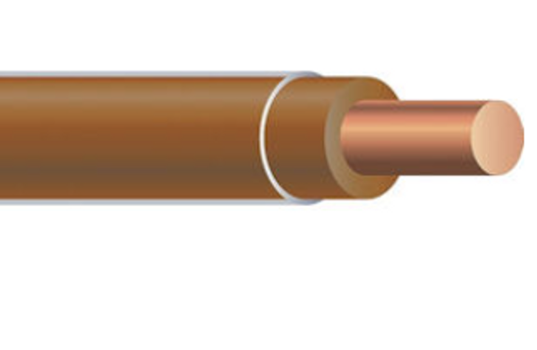 10 SOL SD CU THHN-THWN-AWM BROWN 500 FT