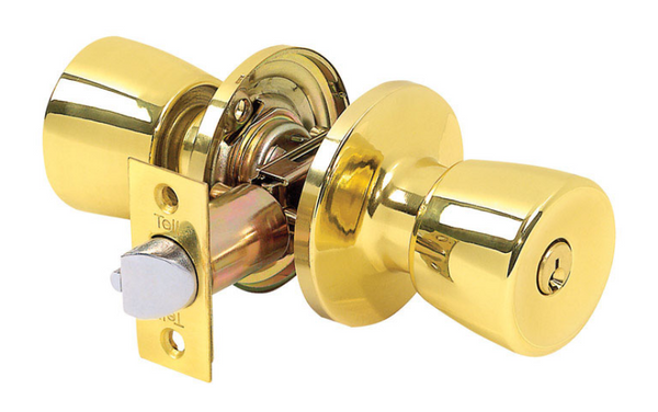 Tell Alton Bright Brass Entry Knobs 1-3/4 in. Tell Alton Bright Brass Entry Knobs 1-3/4 in.