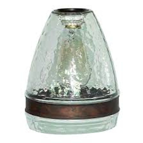 Style Selections 7.5-in x 6-in Bell Clear Textured Glass Pendant Light Shade with 2-1/4-in fitter Style Selections 7.5-in x 6-in Bell Clear Textured Glass Pendant Light Shade with 2-1/4-in fitter