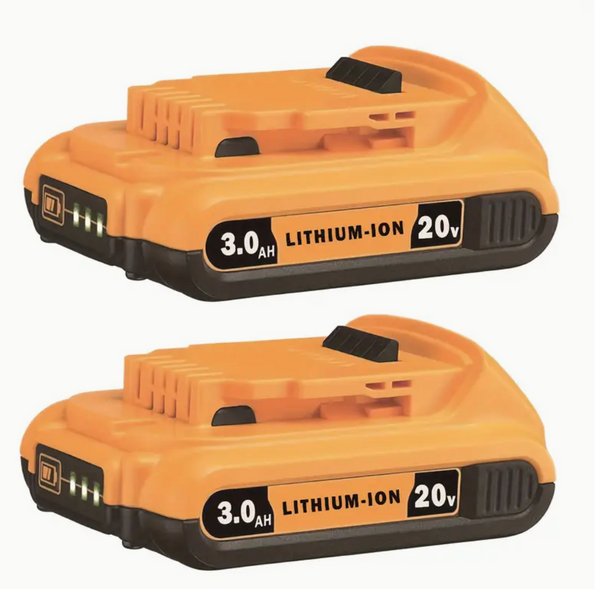 2Packs 20V 3.0Ah Replacement Battery for Dewalt 20V
