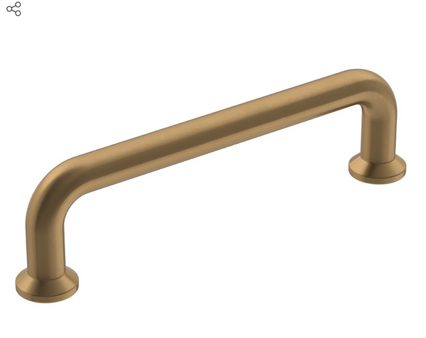3 3/4" (96mm) Centers Pull in Champagne Bronze