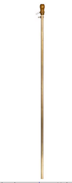 Valley Forge 5 ft. L Wood Flag Pole