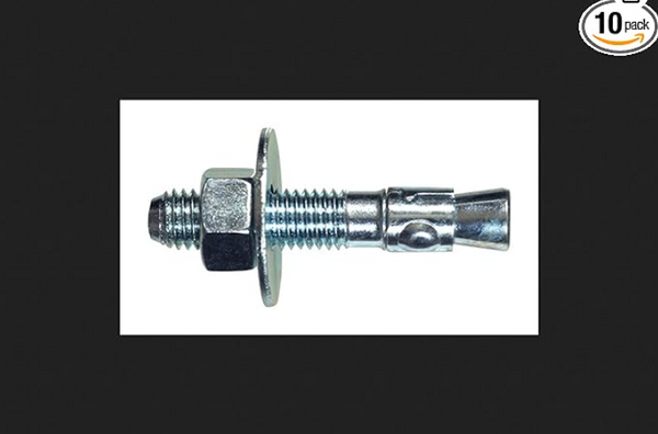 Hillman Wedge Anchor 3/4 " X 4-1/4 " Zinc Plated Steel Hillman Wedge Anchor 3/4 " X 4-1/4 " Zinc Plated Steel
