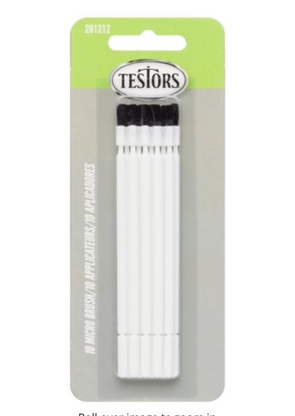 Testors 281212 Economy Brush, 0.27 in L Bristle, 4 in L - pack of 10 Testors 281212 Economy Brush, 0.27 in L Bristle, 4 in L - pack of 10