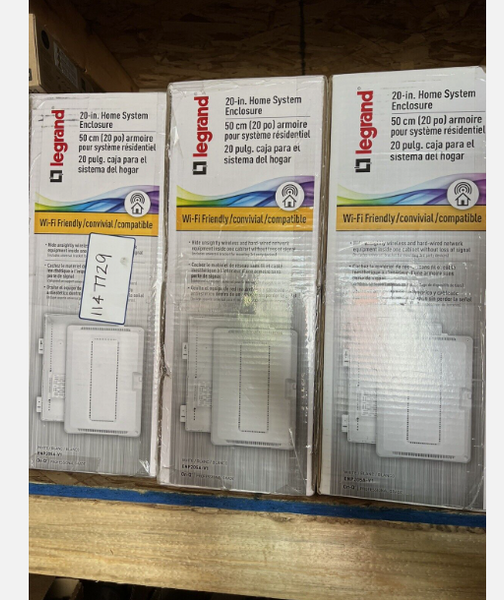 ON-Q Legrand 20" Home System Enclosure | Wireless Transparent ABS Plastic | Low-Profile Design | Centralized Hub for Wired & Wireless Devices ON-Q Legrand 20" Home System Enclosure | Wireless Transparent ABS Plastic | Low-Profile Design | Centralized Hub for Wired & Wireless Devices