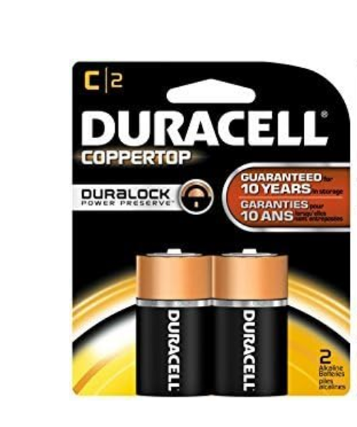 Duracell Coppertop C Batteries 2ct 2pk Duracell Coppertop C Batteries 2ct 2pk