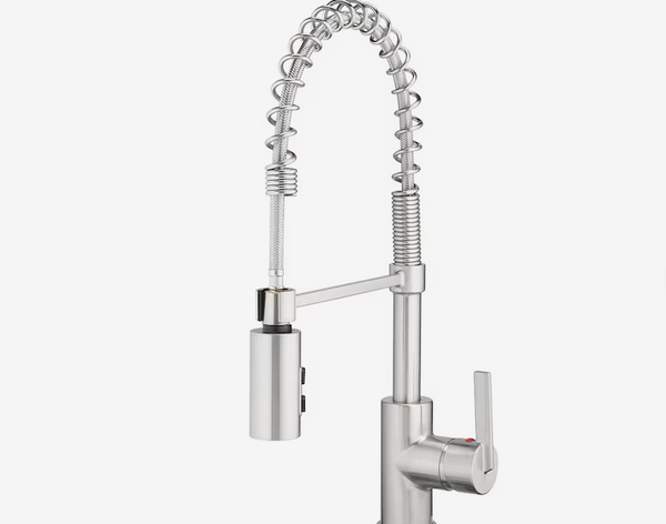 Home2O Kennedy Stainless Steel Single Handle Pull-down Kitchen Faucet with Sprayer Home2O Kennedy Stainless Steel Single Handle Pull-down Kitchen Faucet with Sprayer