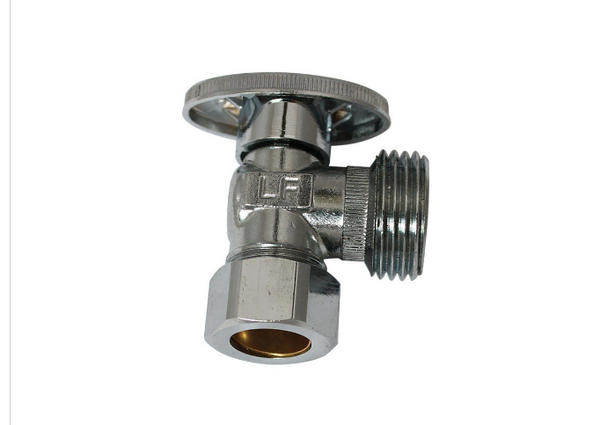 5/8 In. 31 Cts X 3/4 In. 31 Mht Brass Angle Stop Valve 5/8 In. 31 Cts X 3/4 In. 31 Mht Brass Angle Stop Valve