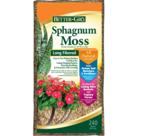 SunBulb® Better-Gro® Long Fibered Sphagnum Moss - 240g