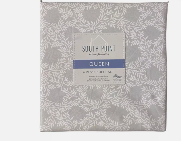 6-Piece Printed Sheet Set - Queen/King | 17"" Extra Deep 6-Piece Printed Sheet Set - Queen/King | 17"" Extra Deep