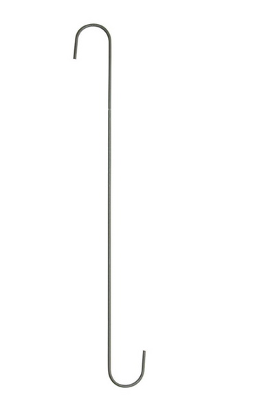 Panacea Glavanized White Steel 18 in. H S-Hook Plant Hanger Panacea Glavanized White Steel 18 in. H S-Hook Plant Hanger