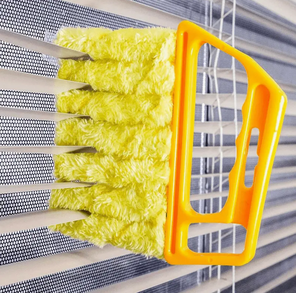 Portable Microfiber Window Cleaning Brush - Effortless Dust Collection, Blinds Cleaning Portable Microfiber Window Cleaning Brush - Effortless Dust Collection, Blinds Cleaning