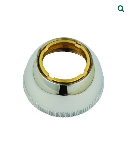 6 Cap Assembly, 1 in L, 7/8 in ID, 1-3/4 in OD, Brass, Chrome Plated 6 Cap Assembly, 1 in L, 7/8 in ID, 1-3/4 in OD, Brass, Chrome Plated