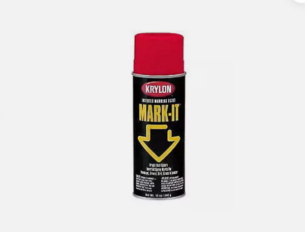 Krylon Mark-it Red 12 Oz. Field Marker Line Krylon Mark-it Red 12 Oz. Field Marker Line