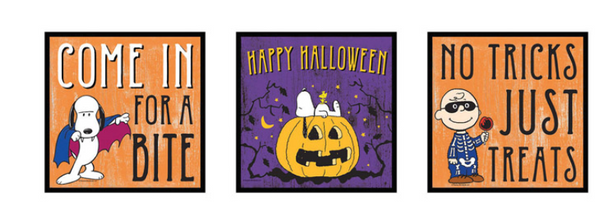 Open Road Brands 8 in.HAPPY HALLOWEEN Sign Halloween Decor