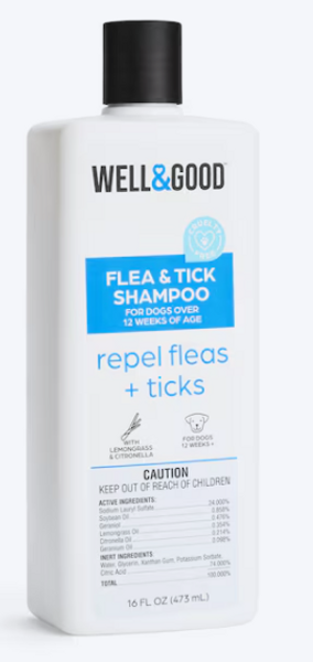 It contains coconut-derived cleansers, lemongrass, geranium, geraniol, and citronella to help repel fleas and ticks
Packed with natural ingredients to help repel fleas and ticks
It provides soothing relief from itching It contains coconut-derived cleansers, lemongrass, geranium, geraniol, and citronella to help repel fleas and ticks
Packed with natural ingredients to help repel fleas and ticks
It provides soothing relief from itching