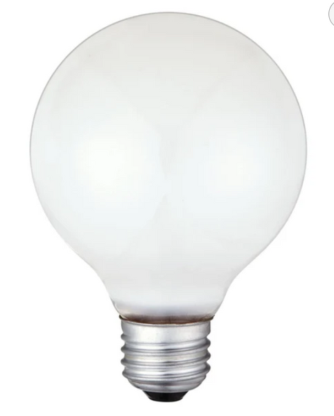 The Westinghouse Frosted G25 Dimmable Halogen Light Bulb is perfect for general lighting applications. Ideal for vanity lighting, pendants, and decorative fixtures, this 43-watt globe bulb provides bright illumination for everyday tasks. Westinghouse is a trusted global brand known to light and offers exceptional quality, reliability, and functionality— product reference number 03255.