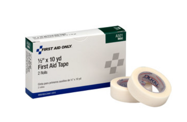 First Aid Only First Aid Tape - 1/2 in Width - 10 yd Length First Aid Only First Aid Tape - 1/2 in Width - 10 yd Length
